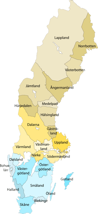 Swedish provinces